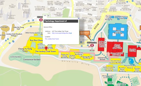 HKU Location Map